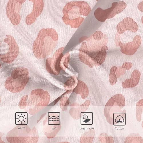 Toddler Girl Briefs, Leopard Spots Pastel Pink Cotton Underwear for Girls, 2–8 Years3