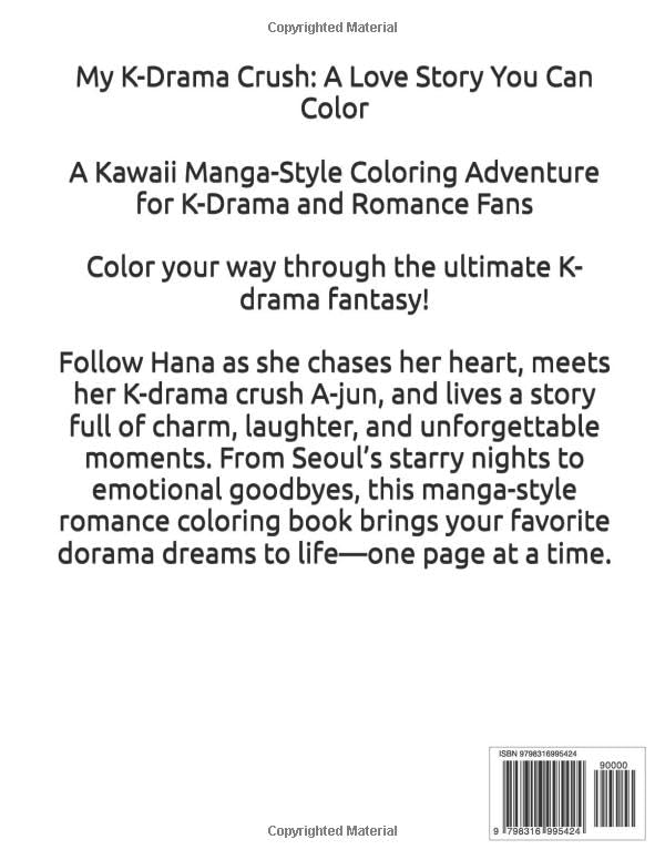 My K-Drama Crush:: A Love Story You Can Color (My K-Drama Crush series) - Image 2