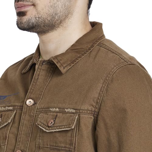 Image of Spykar Men's Cotton Standard Length Jackets