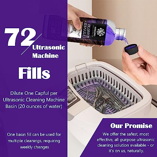 Calyptus CALYPTUS-ULTRASONIC-8OZ-2X Ultrasonic Jewelry Cleaner Solution Concentrate thumb #4