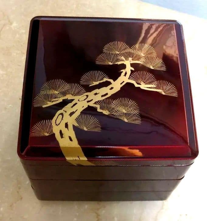 三段 重箱 暁雲 六五参段重 松台松竹梅 富士形 お正月 おせち料理