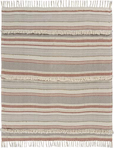 Lr Home Arizona Sunset Throw Blanket, 50" X 60", Rust/Gray #TOP6