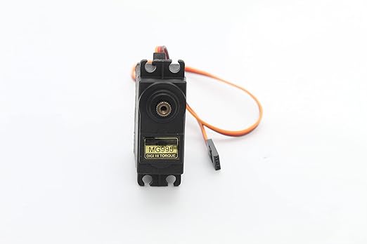 Robotbanao MG995 Mini Digital Servo Motor With Metal Gears-180 degree Rotation-For RC Airplanes,Helicopters-Pack Of 1