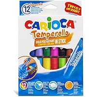 Carioca TEMPERELLO 42738 - Témperas Solidas en barra, 12