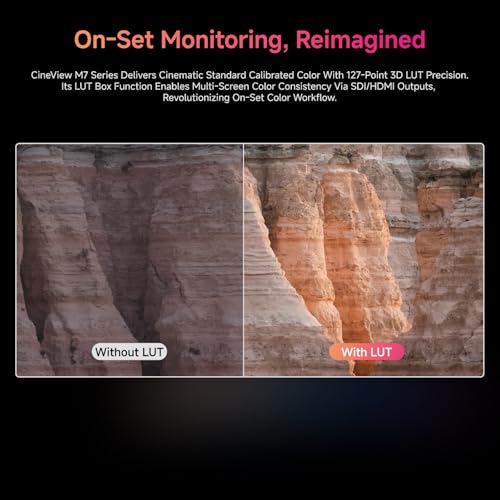 Image of Accsoon CineView M7H Pro 7 inch Camera Field Monitor Transmitter&Receiver 3 All in One 1000nits 1920 x 1080 4k60 2.4 +5GHz Dual-Band Transmission 1200ft Transmission Range Support Camera Control