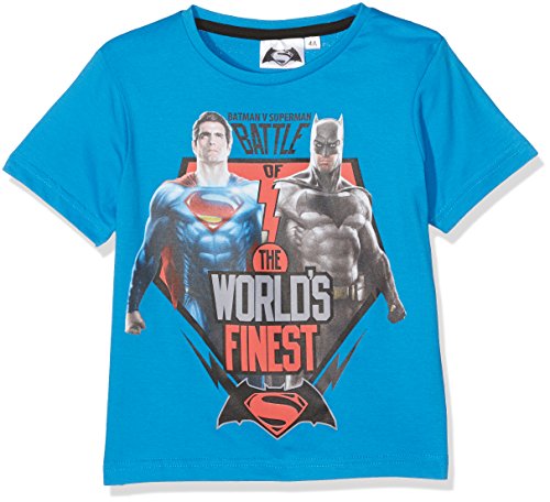 Dc comics Batman Vs Maglietta, Blue, 7-8 Anni