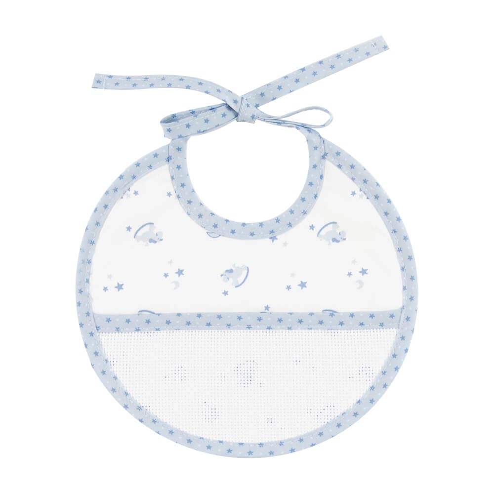 DMC Birth Bib Blue