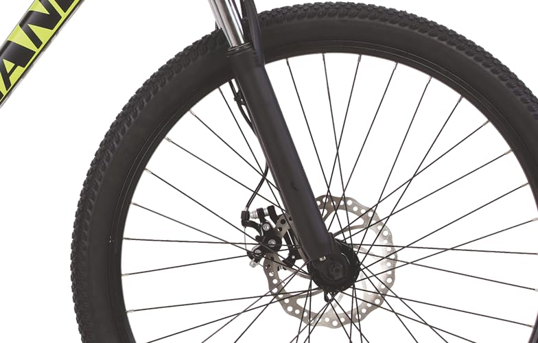 Image of Hero Octane Gyrfalcon 27.5T Mountain 24 Speed Bicycle for Men | Hydraulic Disk Brake | Front Suspension (Black-Green)