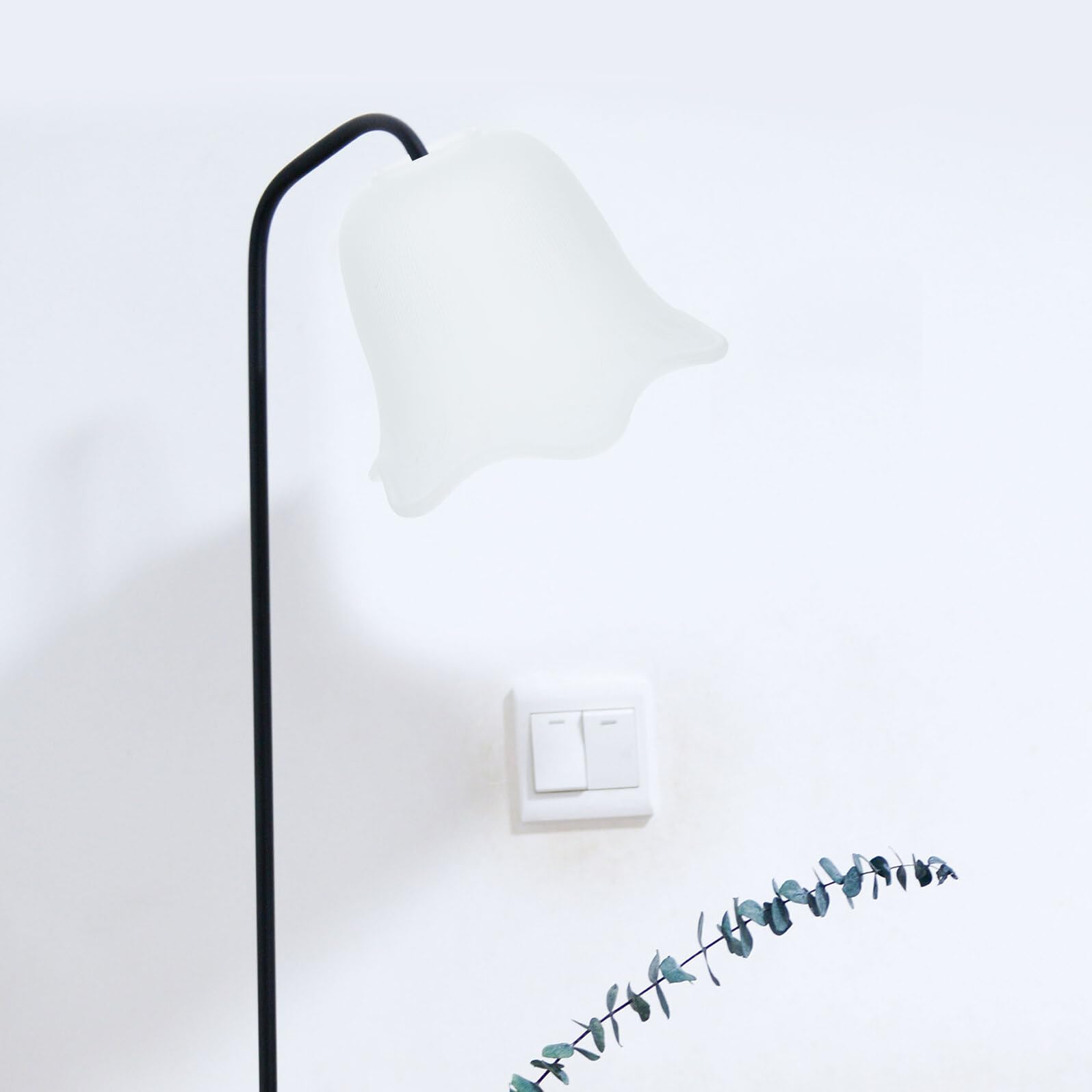2 pezzi Paralumi in Vetro Delicati per Lampade Soffitto Design Elegante e Protettivo per Abat-jour Moderne in Camera da Letto