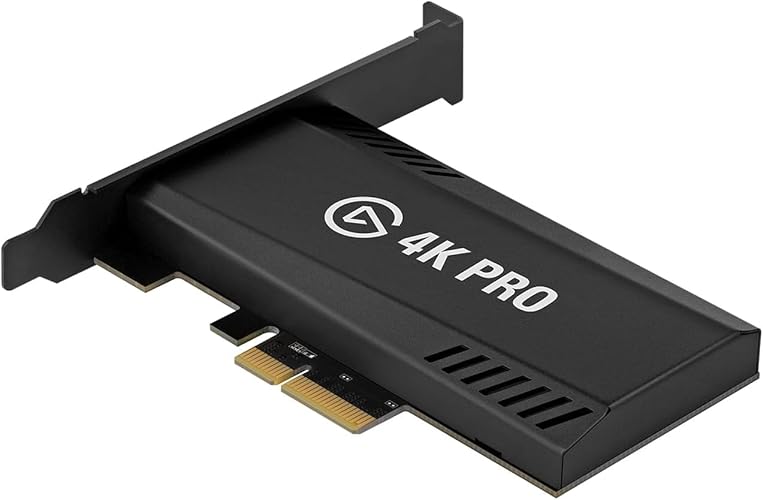 Elgato 4K Pro, Internal Capture Card: 8K60 Passthrough/4K60 HDR10 with Ultra-Low Latency on PS5, Xbox Series X/S, OBS and More, for Streaming & Recording, Windows PC and Dual PC Setups(Renewed)
