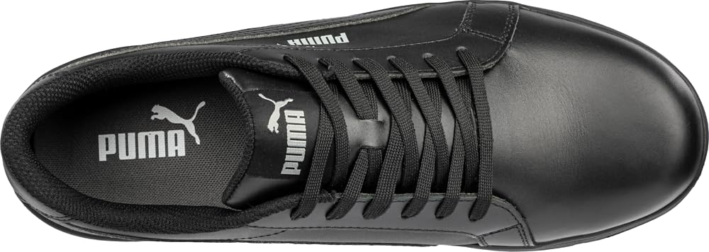 PUMA Women's Safety Herwnspu P Industrial Shoe, Black Smooth Sd, 8.5