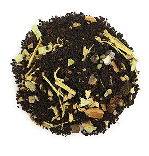 Image of Siyacha Tea Ginger Masala Chai, Fresh Assam CTC Tea, Ginger, Cinnamon, Cardamom, Clove, 100% Natural Whole Spice Blend, No flavours, Loose Leaf Chai Patti, 100 Grams Makes 50 Cups (approx)