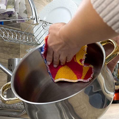 Molly’s Marvelous European Scrubbing & Scouring Pad 3-Pack Dishwasher Safe, Cleans All Surfaces Such As Pans, Pots, Stainless Steel, Countertops, Laminated Hardwood Flooring #TOP1