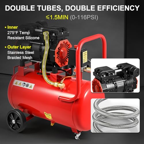 CIRONBOW 8 Gallon Ultra Quiet Compressor