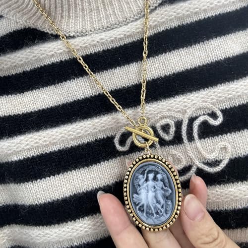 Gothic Witchy Necklace Exquisite Pendant Inspired by Witchcraft Aesthetics Women Cosplay Halloween Accessories3