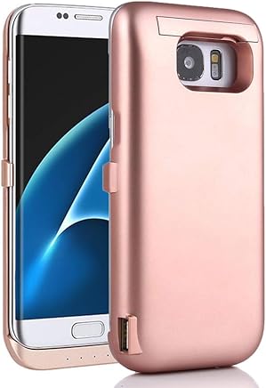 AITOO Galaxy S7 Funda de bater?a ? Funda de Carga de bater?a Ultra Delgada Recargable de 6500 mAh para Samsung Galaxy S7, Cargador de Respaldo con funci?n Atril y 4 Luces LED indicadoras para S7 AITOO Galaxy S7 Funda de bater?a ? Funda de Carga de bater?a Ultra Delgada Recargable de 6500 mAh para Samsung Galaxy S7, Cargador de Respaldo con funci?n Atril y 4 Luces LED indicadoras para S7