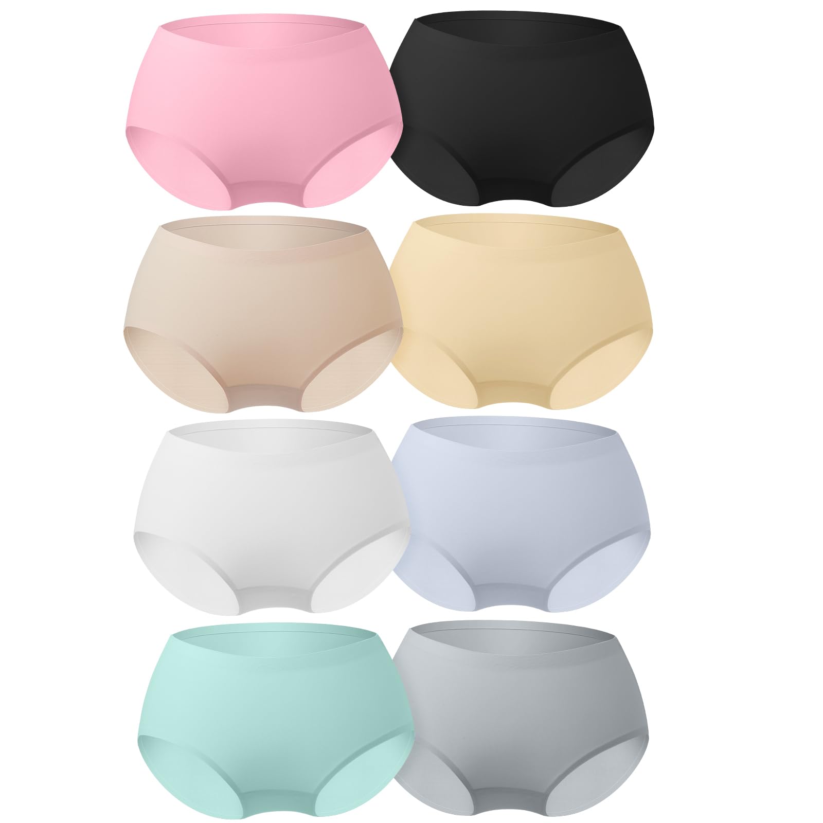 Girls Seamless Underwear Silky Soft Tag-Free Breathable for Sports Gym and Dance under Leggings for Teen 9-16 Years