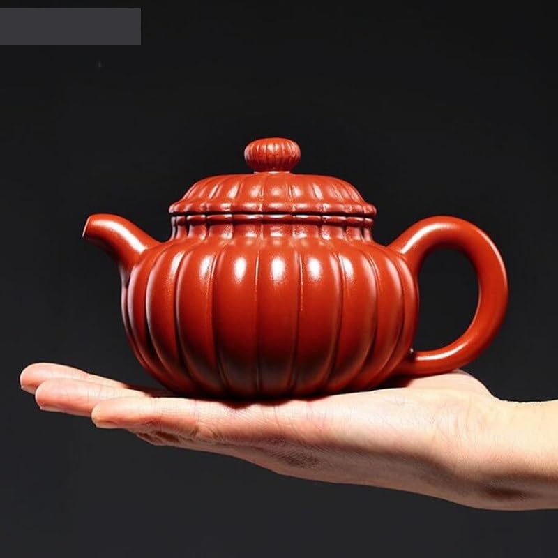 Czajnik z fioletowej gliny 300 ml, ręcznie robiony, retro, domowy, chiński czajniczek, zestaw do herbaty, herbata liściasta, ceramiczny czajnik