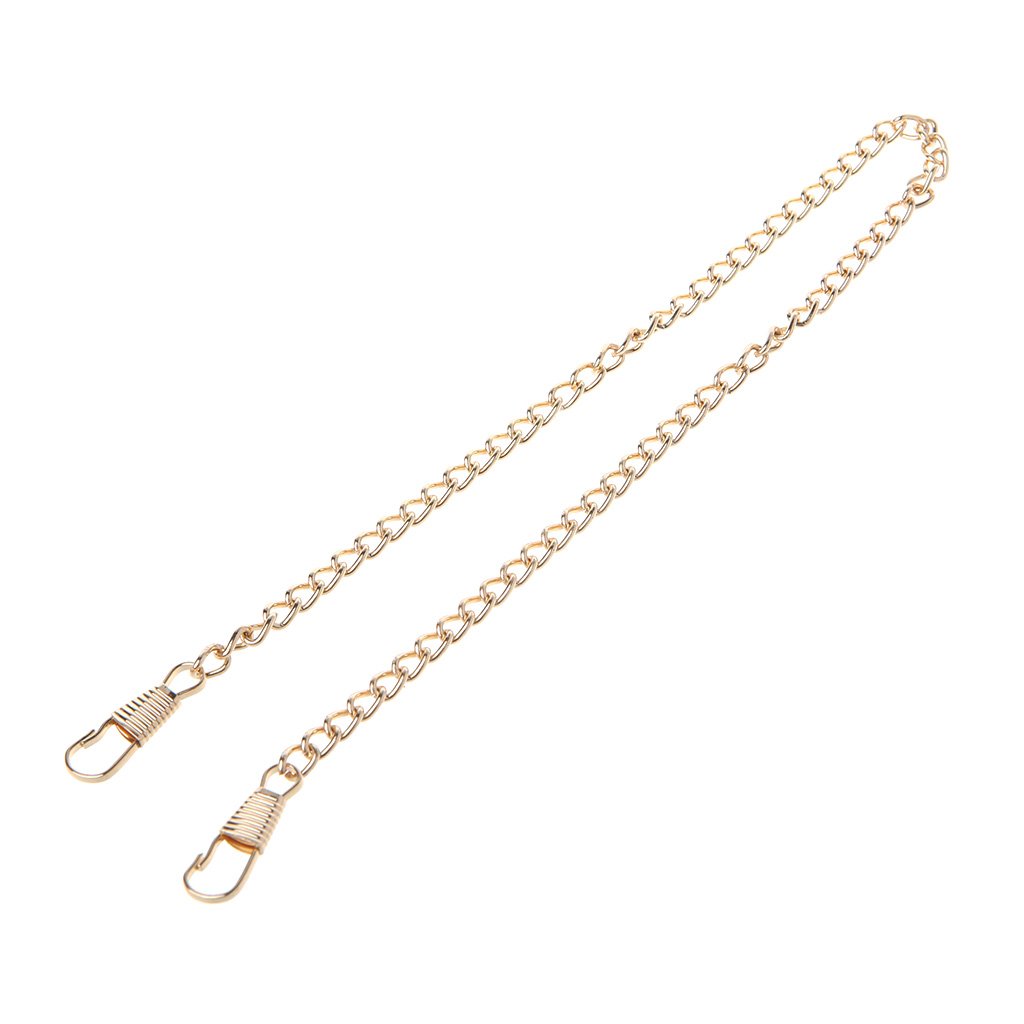 Kobeleen Metal Purse Chain Strap Handle Shoulder DIY for Cross Body Bag Handbag Replaceme