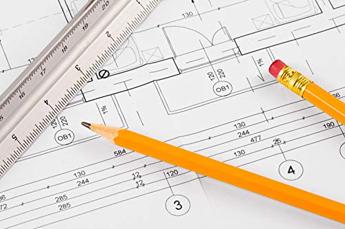 image for Lawei 50 Pack Clear Plastic Ruler - 12 Inch Straight Ruler Flexible Ru
