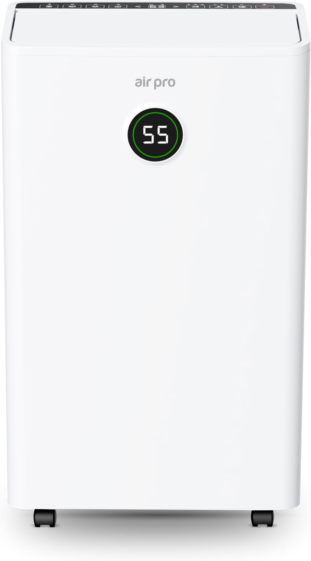 Air Pro 25L/Day Digital Dehumidifier - Large 5.5L Tank, Sleep Mode, 24H Timer Laundry Drying, Bedroom, Basement, Garage & Kitchen - Portable Electric Mould, Damp and Condensation Remover