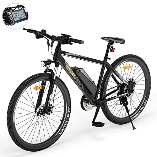 Bicicleta eléctrica Eleglide M1 Plus, 27.5 '' Bicicleta de montaña para adultos Bicicleta eléctrica, Bicicleta de montaña ', E Bike MTB Batería 36 V 12.5 Ah, Transmisión Shimano - 21 velocidades
