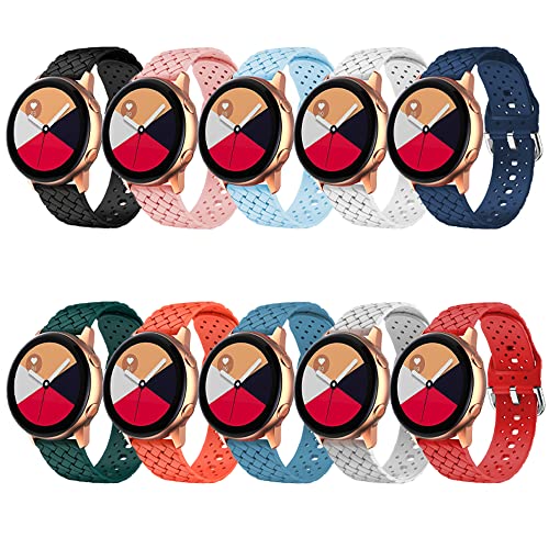 Correa de silicona de 20mm para reloj Garmin Venu SQ 2 y Forerunner 245m 3