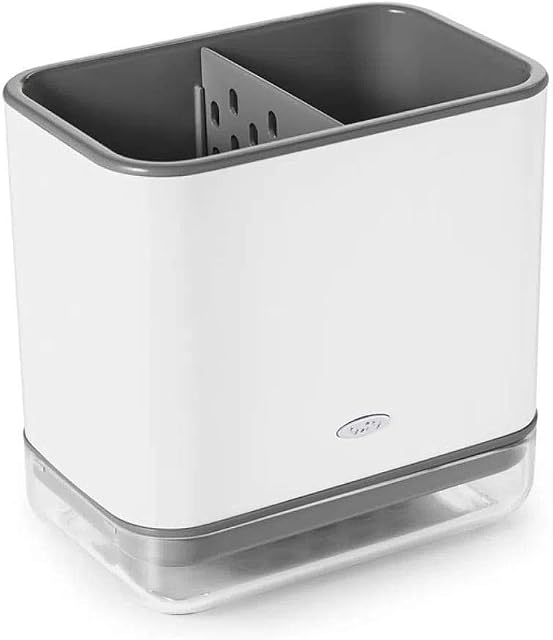 OXO Good Grips pojemnik na zlewozmywak, biały, 21,33 x 12,06 x 15,87 cm