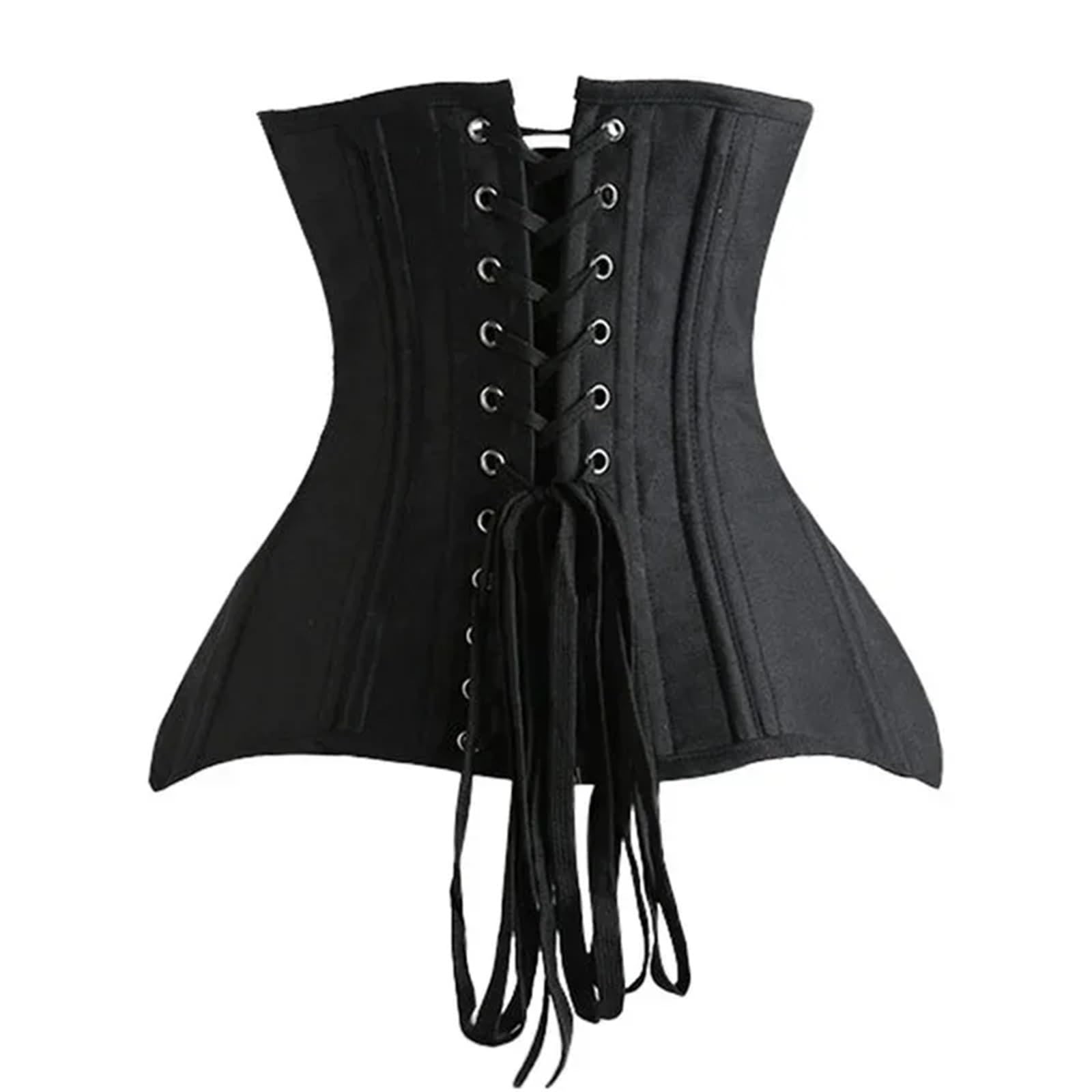 Corsetto Sottoseno da Donna con Stecche in Acciaio, Snellente, Bustier, Cintura Stringivita per Cosplay e Feste