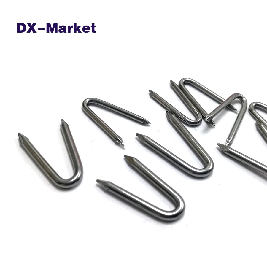 Generic 【DX-Market】2mm 2.2mm 3mm U type Couch Nails, Sofa Repair Nail,N003 - (Color: M3-300 pieces)