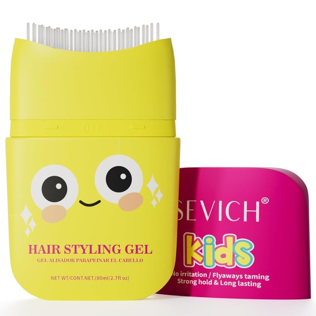 NIKITA.VIVI Hair Finishing Stick for Kids 80ml | Broken Hair Finishing Gel for Toddlers, Kids Light Smell Hair Style Product | Mild Ingredients Designed for Children's Hair | Hair Wax Gel for kids