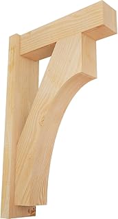 6"W x 20"D x 32"H Westlake Block Rough Sawn Outlooker, Douglas Fir