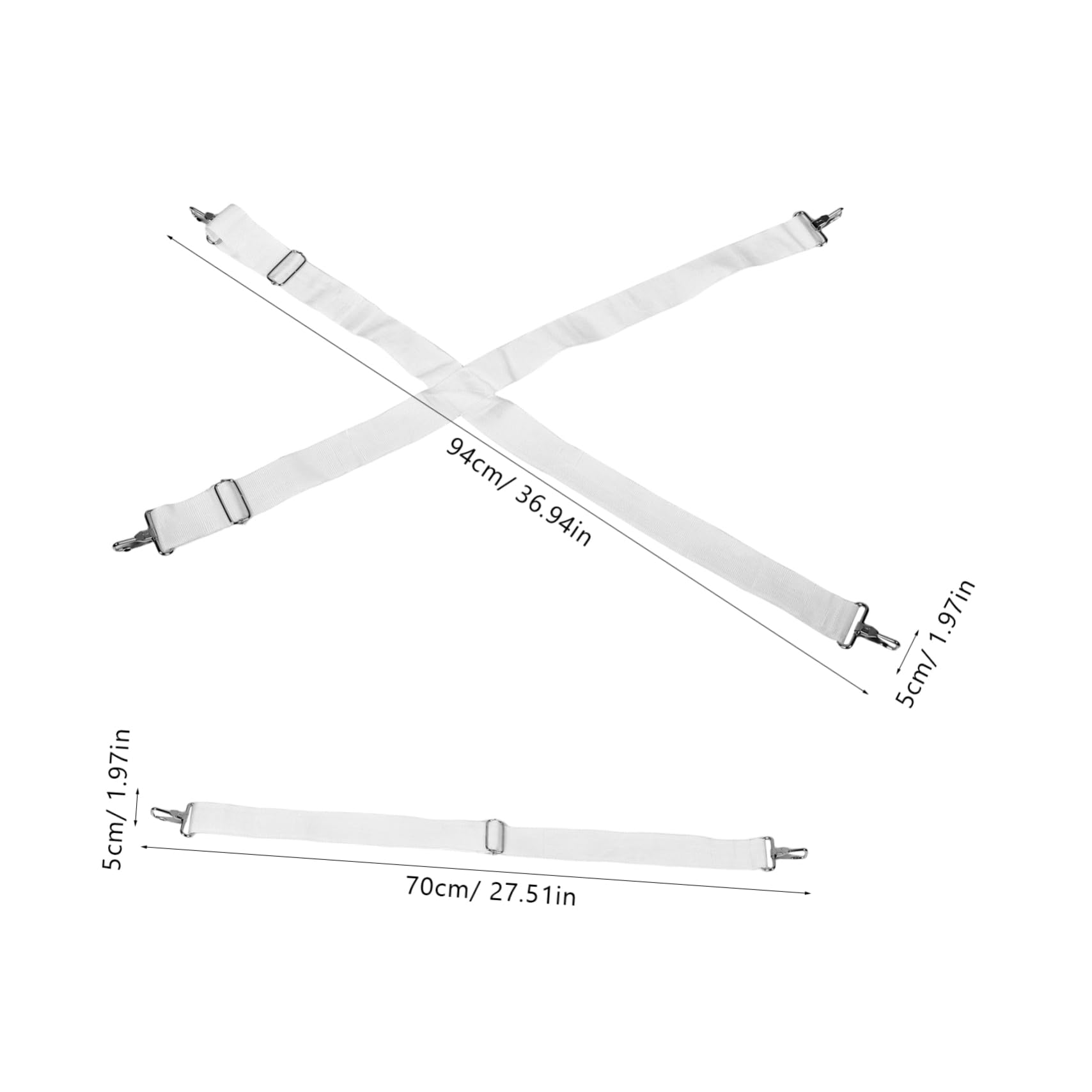 Totority Marching Snare Drum Accessory Oxford Nylon Drum Straps Single Double Shoulder Harness