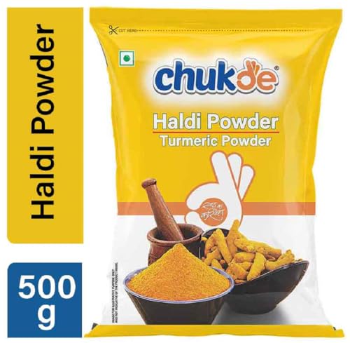 Image of Chukde - Haldi Powder (17.63 OZ) - Turmeric Powder - Ideal For Cooking, Baking, and Health Support - Authentic and Flavorful Indian Cuisine - 500 Gram (Pack of 3)