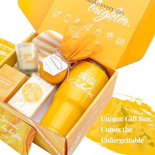 Image of Gift Set for Women 8Pcs Bath and Body Gift Baskets, Vanilla Self Care Present Ideas Birthday Gifts ,Unique Gift Ideas for Her, Women, Mom, Christmas Gifts for Her