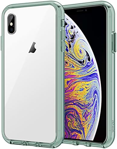 JETech Case for iPhone Xs Max 6.5-Inch, Non-Yellowing Shockproof Phone Bumper Cover, Anti-Scratch Clear Back (Clear)