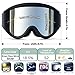 ZIONOR XA Ski Snowboard Snow Goggles for Men Women Anti-fog UV Protection Spherical Dual Lens Design