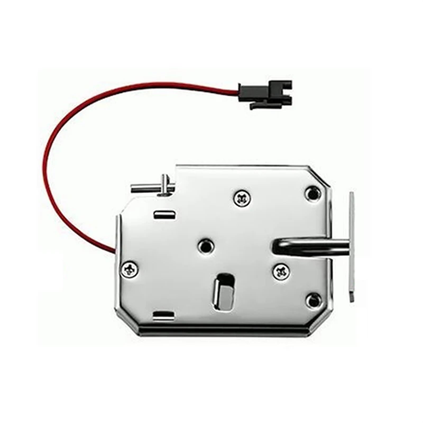 Zamek elektryczny DC 12 V Blokada elektromagnetyczna antykradzieżowa antykradzieżowa do półki na szafki (srebrny 1 linia)