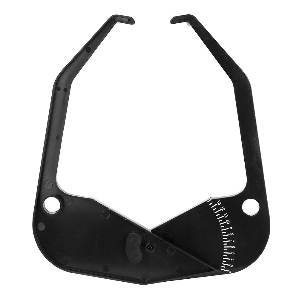 Étrier de largeur de jante, outil de mesure d'équilibrage de roue adapté aux manteaux