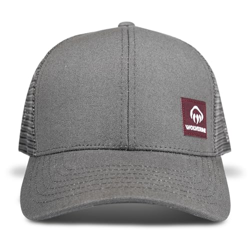 Image of Wolverine Trucker Hat | Mesh Back | Snapback | Adjustable | Rugged | Durable | Workwear