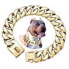 Big Dog Chain Collars – Strong Metal Cuban Link Collar for Large Dogs