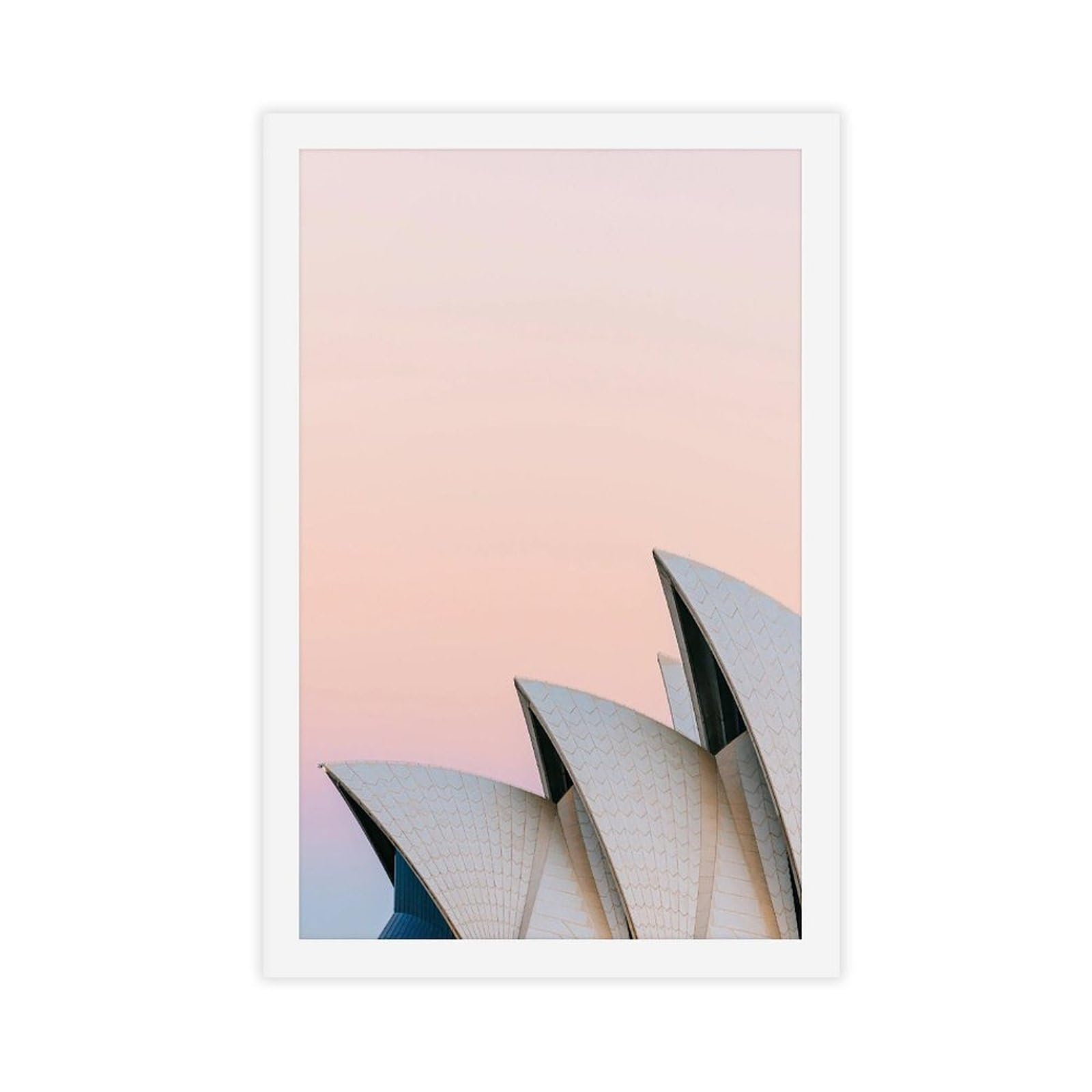 Heyanm Sydney Opera House Print Sunset Australia Wall Art Canvas Poster Bedroom Office Room Decor Gift Unframe 24X36inch