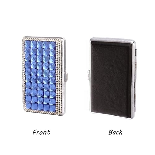 Stylish Rhinestone Cigarette Case For Women, Bling Crystal Cigarette Box, Pocket Holder For 14 100Mm Cigarettes, Hand Made Pocket Portable Cigarette Case, Pink #TOP1