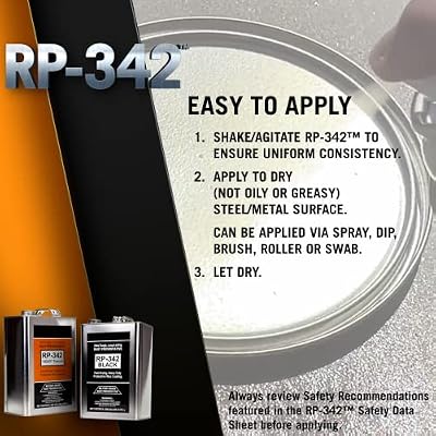 Cosmoline RP-342 Black Rust Preventive Spray (Military-Grade) 6-Cans