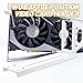 ARTIBETTER Vertical Gpu Mount Bracket with 10.23In Pci-E Extension Cable for Pc Case Graphics Card Support Anti-Sag Stand Compatible with RGB Gpu Side Mount