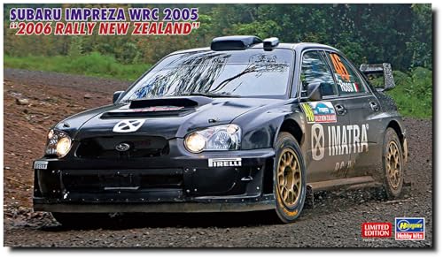Hasegawa 020506 1/24 Subaru Impreza WRC 2005, 2006 Rally New Zealand, Multicolore