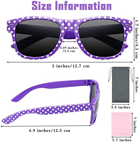 URATOT 2 Pairs Girl's Sunglasses Cute Eyewear Sports Sunglasses Kids Polarized Sunglasses