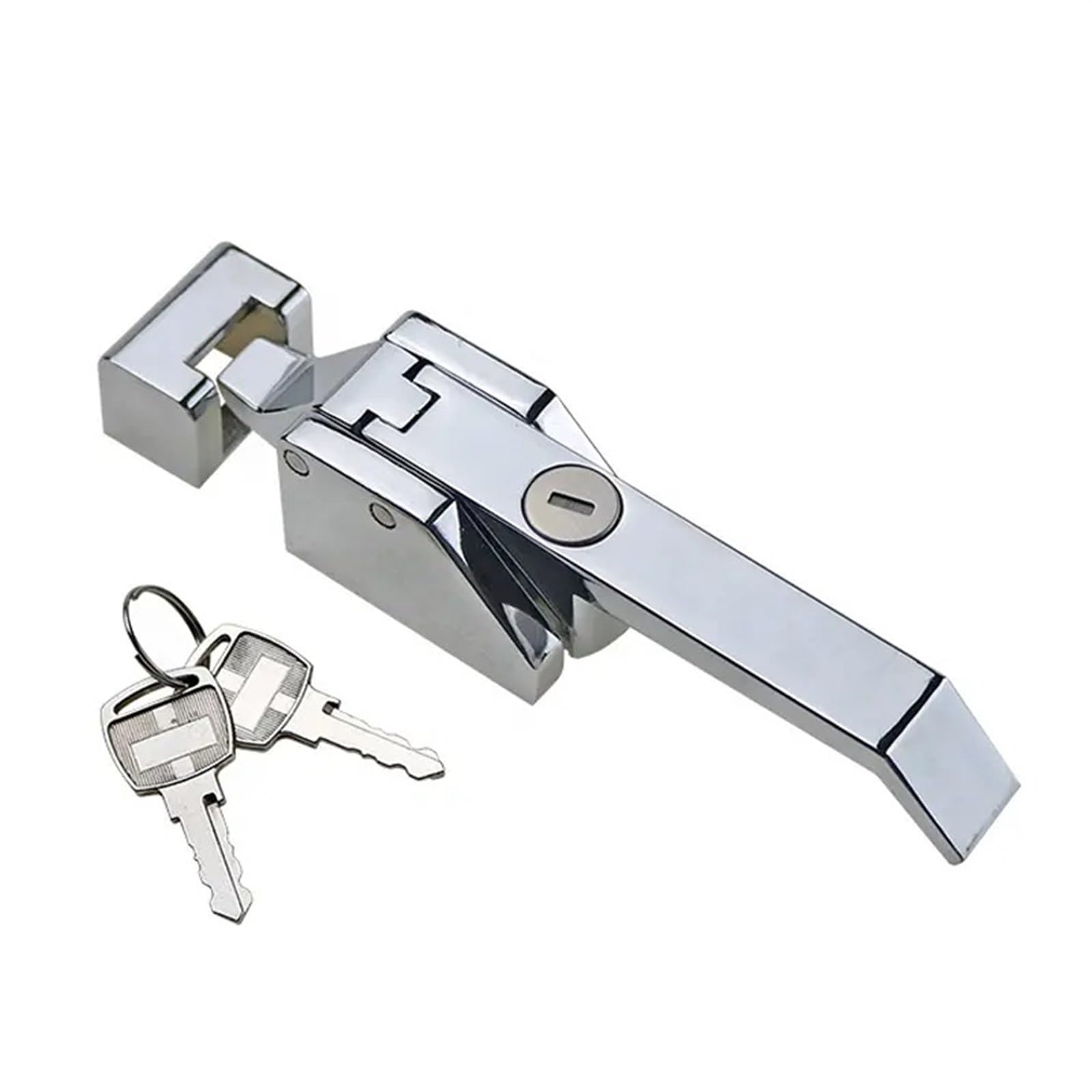 Zinc Alloy Vacuum Tight Closing Handle for Refrigerated Storage Industry 1Pcs(with Lock Cylinder)