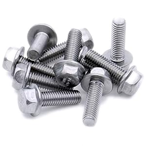 Singularity Supplies M8 Flansch-Sechskantschraube, 10 Stück