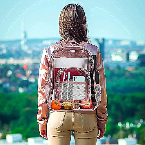 Gxtvo Clear Backpack - Purple And Pink #TOP1